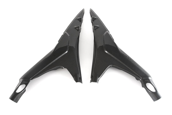 MOTOCORSE Subframe covers - set Trama del carbonio e finitura superficiale - 2