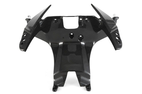 MOTOCORSE Headlight holder Trama del carbonio e finitura superficiale - 2
