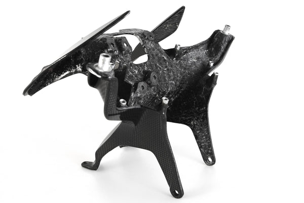 MOTOCORSE Headlight holder Trama del carbonio e finitura superficiale - 2