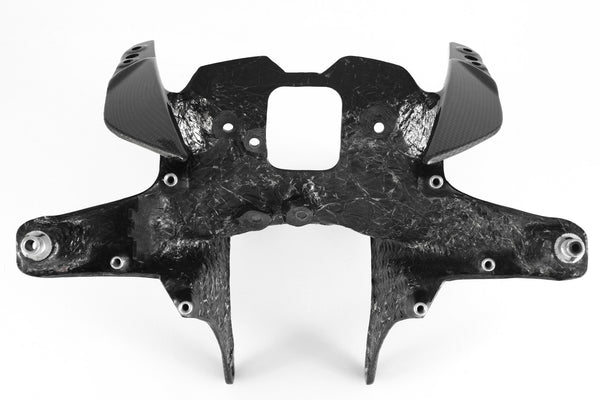 MOTOCORSE Headlight holder Trama del carbonio e finitura superficiale - 2