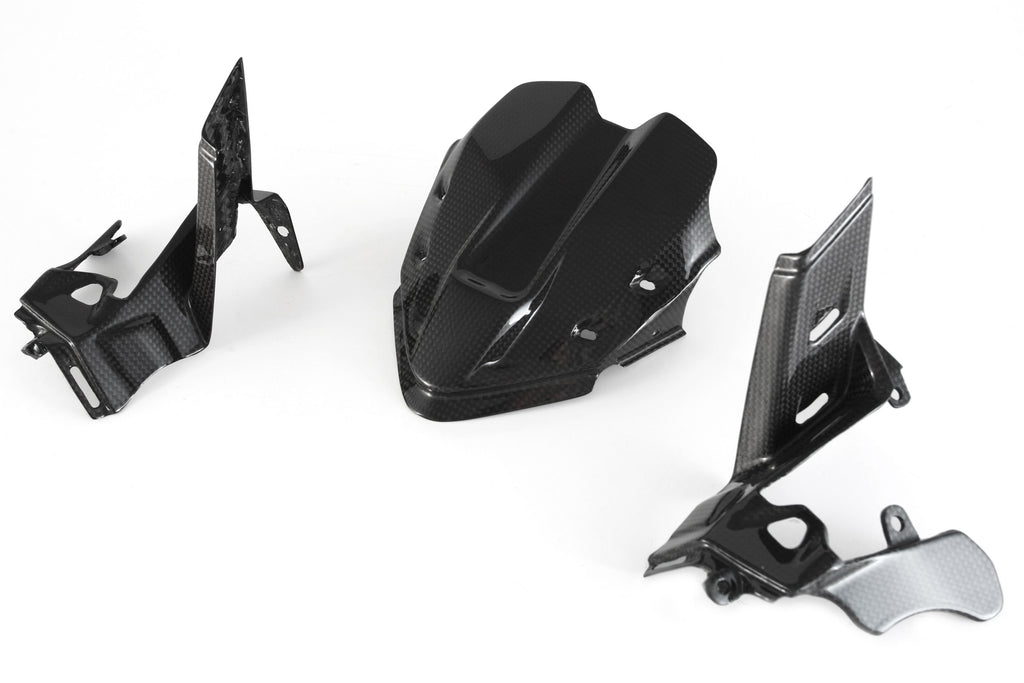 MOTOCORSE Instruments cover without GPS Trama del carbonio e finitura superficiale - 2