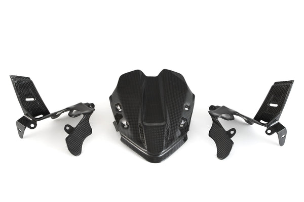 MOTOCORSE Instruments cover without GPS Trama del carbonio e finitura superficiale - 2