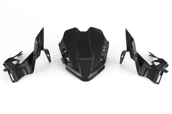 MOTOCORSE Instruments cover without GPS Trama del carbonio e finitura superficiale - 2
