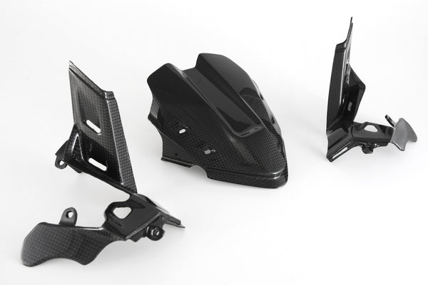 MOTOCORSE Instruments cover without GPS Trama del carbonio e finitura superficiale - 2