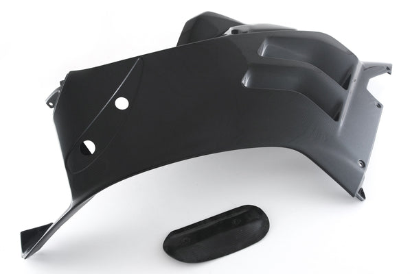 MOTOCORSE Fairing Side Panel - Upper Left - V4 R Trama del carbonio e finitura superficiale - 2