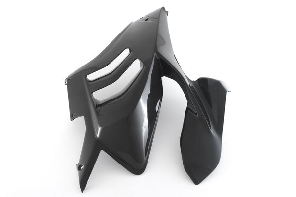 MOTOCORSE Fairing Side Panel - Upper Left - V4 R Trama del carbonio e finitura superficiale - 2