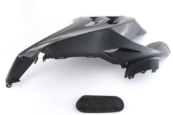 MOTOCORSE Fairing Side Panel - Upper Right - V4 R Trama del carbonio e finitura superficiale - 2