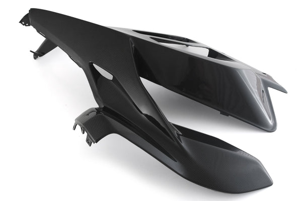 MOTOCORSE Fairing Side Panel - Upper Right - V4 R Trama del carbonio e finitura superficiale - 2
