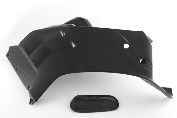 MOTOCORSE Fairing Side Panel - Upper Right - V4 R Trama del carbonio e finitura superficiale - 2