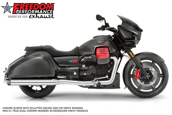 Freedom Performance MOTO GUZZI MMGX-21 SLIP-ONS & END CAPS 2016-2018 (*SPECIAL ORDER)