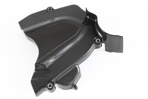 MOTOCORSE Sprocket Cover Trama del carbonio e finitura superficiale - 2