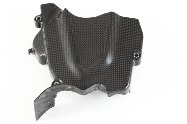 MOTOCORSE Sprocket Cover Trama del carbonio e finitura superficiale - 2