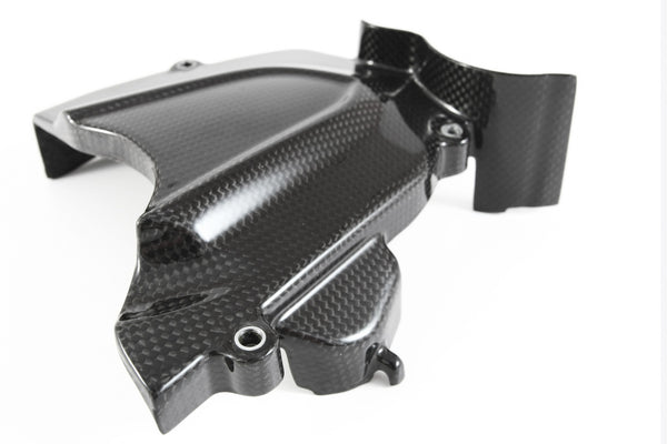 MOTOCORSE Sprocket Cover Trama del carbonio e finitura superficiale - 2