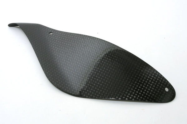 MOTOCORSE Chain Guard - Lower Trama del carbonio e finitura superficiale - 2