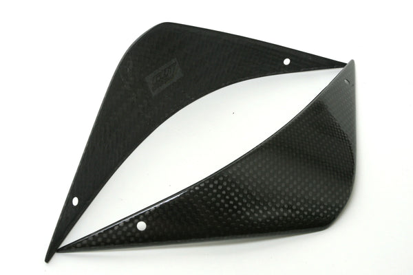 MOTOCORSE Airbox side panels set Trama del carbonio e finitura superficiale - 2