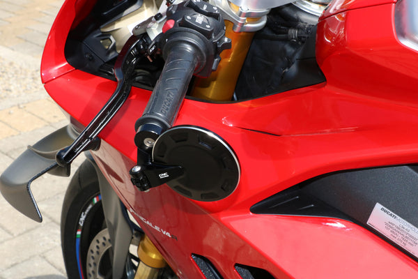 CNC RACING | Bar end mirror Rocket left BICOLOR