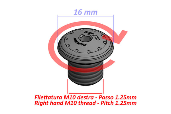 CNC RACING | Mirror Blanking Plug M10 - Thread RH