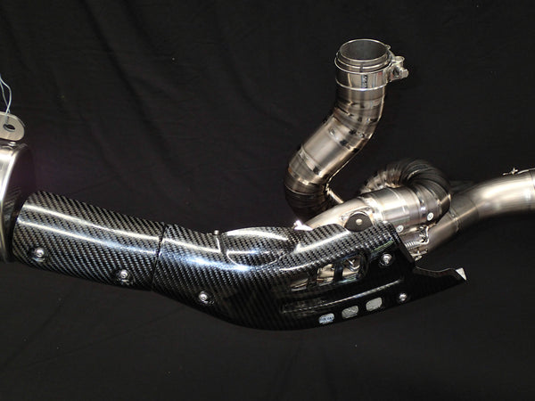 Ducati Multistrada 1200-1260 Titanium Exhaust System None Valved 2015-2023