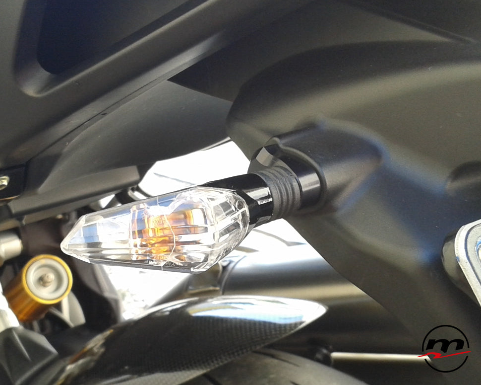 Melotti Racing Rear Turn Signal Adapter Pair for MV Agusta Brutale (up to 2009)