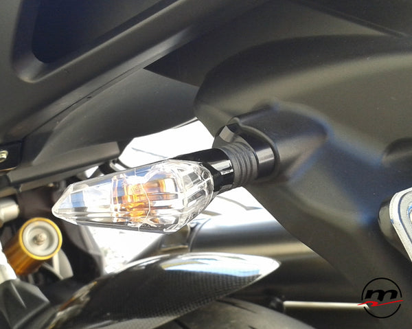 Melotti Racing Rear Turn Signal Adapter Pair for MV Agusta Brutale (up to 2009)