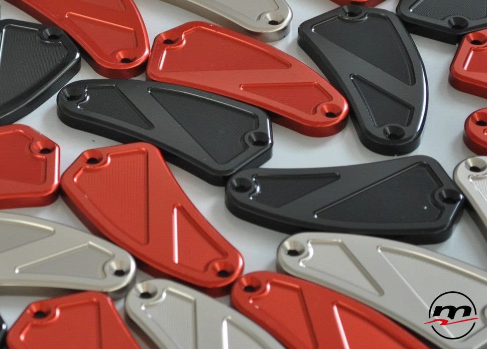 Melotti Racing Brake / Clutch Reservoir Cover Pair for MV Agusta F4