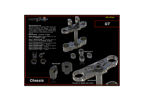 NCR GT handlebar riser kit