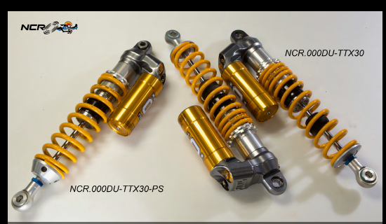 NCR Ohlins single rear shock TTX30 Paul Smart