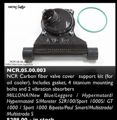 NCR Carbon Fiber Valve Cover Support Kit