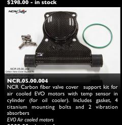 NCR Carbon Fiber Valve Cover Support Kit EVO