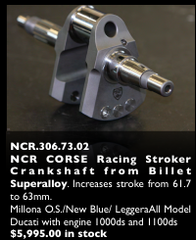 NCR CORSE Racing Stroker Crankshaft from Billet