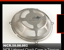 NCR Lightened Titanium Clutch Cover