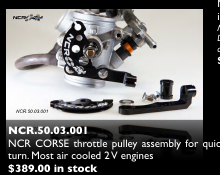 NCR CORSE Quick-Turn Throttle Pulley Assembly