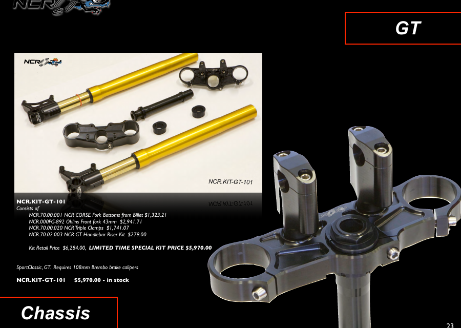 NCR SportClassic GT Suspension Kit GT-101