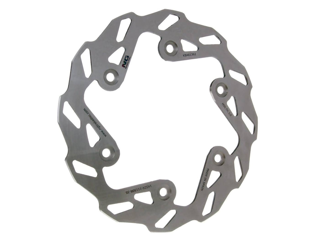 NG BRAKES NG1432X brake disc