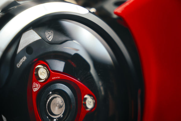 CNC RACING | Pressure plate oil bath clutch Ducati Panigale Streetfighter Multistrada Diavel V4 - BICOLOR
