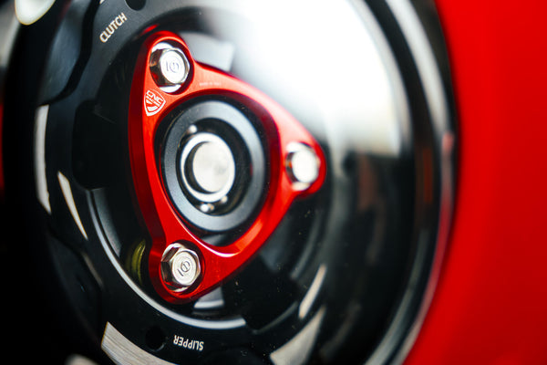 CNC RACING | Pressure plate oil bath clutch Ducati Panigale Streetfighter Multistrada Diavel V4 - BICOLOR