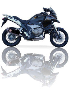 IXIL XTREME BLACK EXHAUST XOVS HONDA VFR 1200 X CROSSTOURER 2012-2015 / OH6071VXS