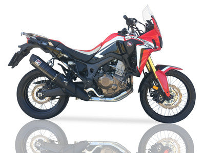 IXIL XTREME BLACK SLIP ON EXHAUST XOVS HONDA CRF1000 L AFRICAN TWIN 2016-2019 / OH6074VXS