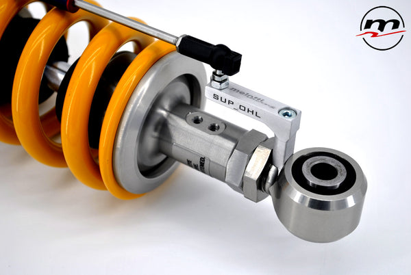 Melotti Racing Ohlins TTX Racing Lower Shock Mount with Travel Sensor Support for Yamaha R1