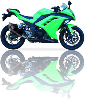 IXIL XTREME BLACK FULL EXHAUST XOVS KAWASAKI NINJA 250 R / NINJA 300 R / Z 250 / Z 300 / OK7136VXS