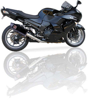IXIL XTREME BLACK EXHAUST XOVS KAWASAKI ZZR 1400 (ZXT40A/ZXT40C) 2008-2011 / OK7176VXS