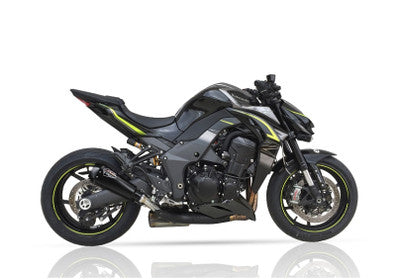 IXIL RC1B RACE HEXACONE XTREM BLACK DUAL EXHAUST KAWASAKI Z 1000 / Z 1000 R / Z 1000 SX / OK774RRB/OK775RRB