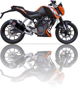 IXIL XTREME BLACK EXHAUST XOVS KTM DUKE 125 / DUKE 200 / OM3050VXS