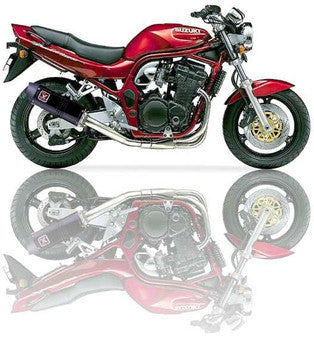IXIL XTREME BLACK EXHAUST XOVS SUZUKI GSF 1200 N BANDIT (GV75A) 1996-1999 / OS8085VXS