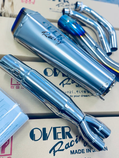 OVER Racing TT-Formula RS+PRO Titanium 2-1 complete exhaust components