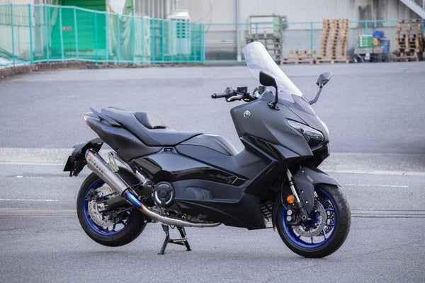 Yamaha TMAX560 2025 with OVER Racing TT-Formula RS+PRO exhaust right side