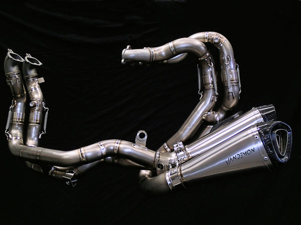Ducati Panigale V4S & V4R Vandemon Full Titanium Exhaust System 2018-20