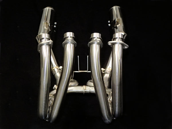 Kawasaki Z900RS Cafe Racer Retro Vandemon Stainless Steel Exh System 2018-24