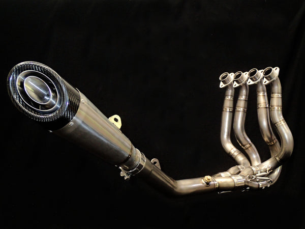 Kawasaki H2 SE SX Vandemon Titanium Exhaust & H2R Carbon Tip Muffler 2018-26