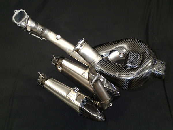 Ducati V2  Panigale & Streetfighter Titanium Low Mount Exhaust System 2020-24